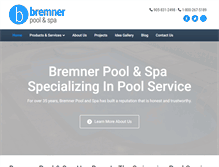 Tablet Screenshot of bremnerpool.com